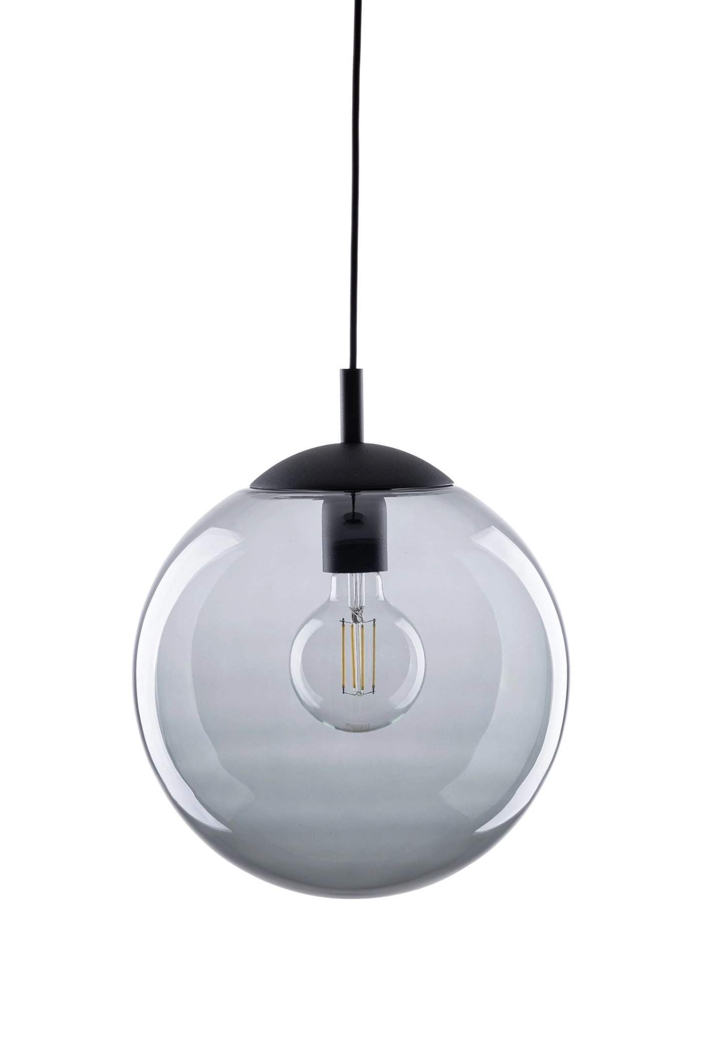   
                        
                        Люстра TK LIGHTING (Польща) 14027    
                         У стилі Хай-тек.  
                        Тип джерела світла: світлодіодна лампа, змінна.                         Форма: Куля.                         Кольори плафонів і підвісок: Сірий.                         Матеріал: Скло.                          фото 5