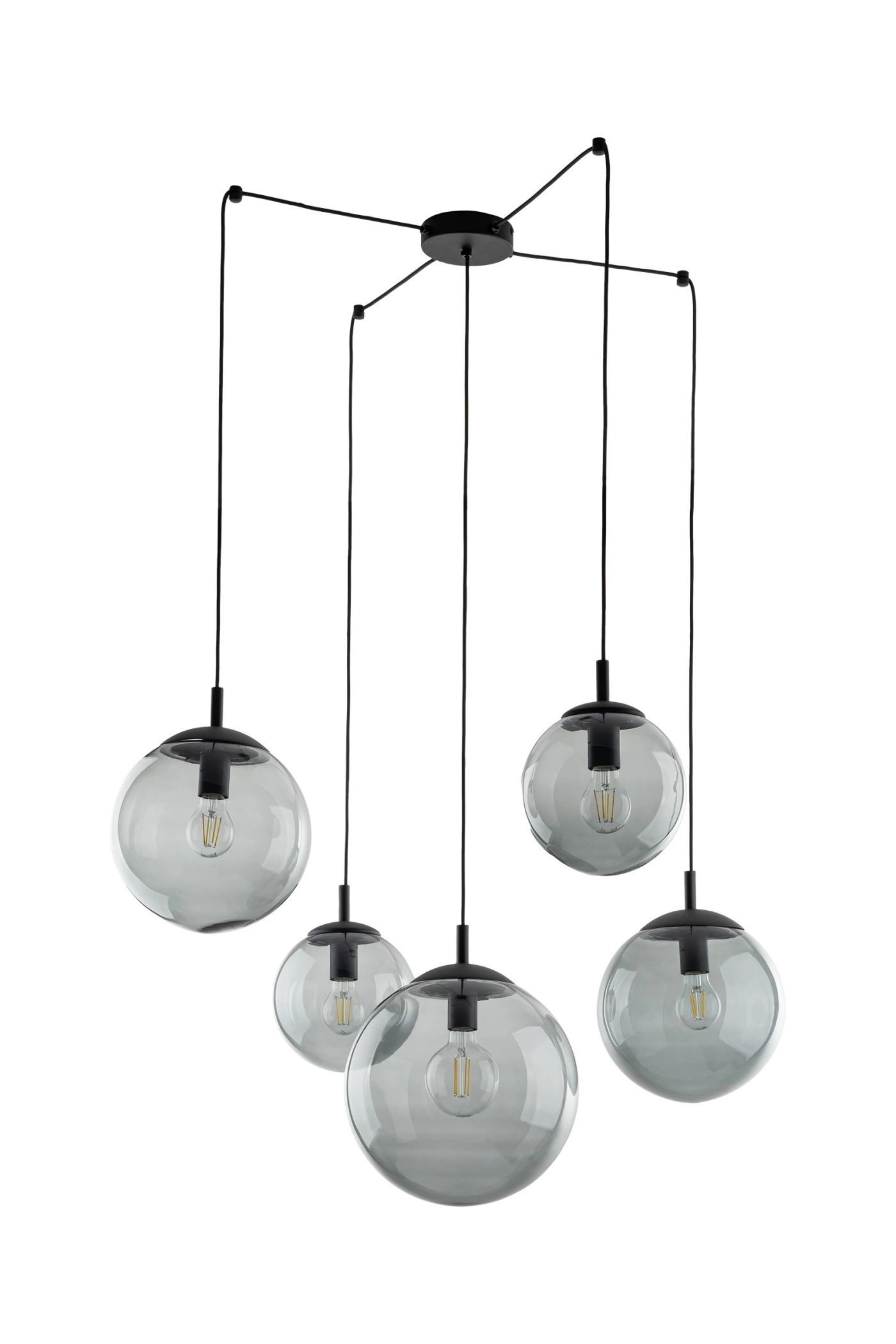   
                        
                        Люстра TK LIGHTING (Польща) 14030    
                         У стилі Хай-тек.  
                        Тип джерела світла: світлодіодна лампа, змінна.                         Форма: Коло.                         Кольори плафонів і підвісок: Сірий.                         Матеріал: Скло.                          фото 1