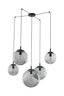   
                        
                        Люстра TK LIGHTING (Польща) 14030    
                         У стилі Хай-тек.  
                        Тип джерела світла: світлодіодна лампа, змінна.                         Форма: Коло.                         Кольори плафонів і підвісок: Сірий.                         Матеріал: Скло.                          фото 2