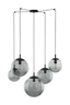   
                        
                        Люстра TK LIGHTING (Польща) 14030    
                         У стилі Хай-тек.  
                        Тип джерела світла: світлодіодна лампа, змінна.                         Форма: Коло.                         Кольори плафонів і підвісок: Сірий.                         Матеріал: Скло.                          фото 4