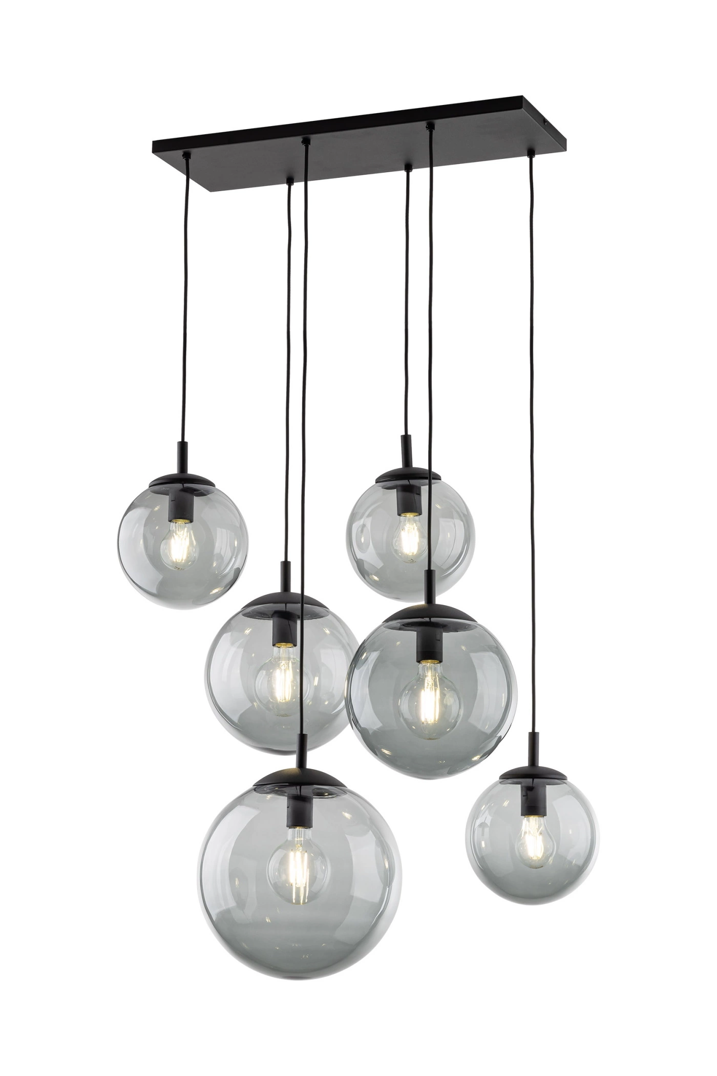   
                        
                        Люстра TK LIGHTING (Польша) 14032    
                         В стиле Хай-тек.  
                        Тип источника света: светодиодная лампа, сменная.                         Форма: Прямоугольник.                         Цвета плафонов и подвесок: Серый.                         Материал: Стекло.                          фото 2