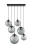  
                        
                        Люстра TK LIGHTING (Польша) 14032    
                         В стиле Хай-тек.  
                        Тип источника света: светодиодная лампа, сменная.                         Форма: Прямоугольник.                         Цвета плафонов и подвесок: Серый.                         Материал: Стекло.                          фото 3