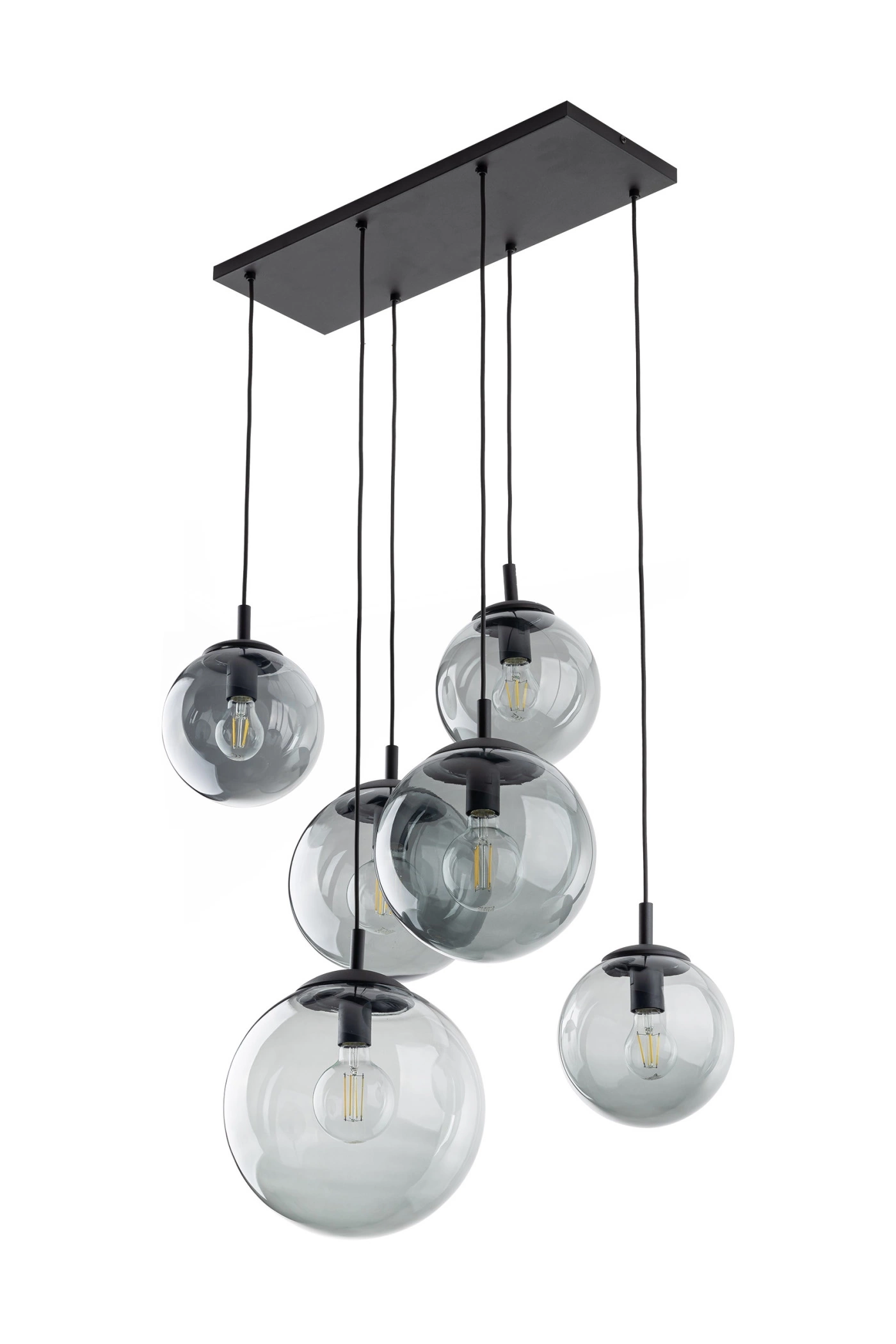   
                        
                        Люстра TK LIGHTING (Польша) 14032    
                         В стиле Хай-тек.  
                        Тип источника света: светодиодная лампа, сменная.                         Форма: Прямоугольник.                         Цвета плафонов и подвесок: Серый.                         Материал: Стекло.                          фото 4