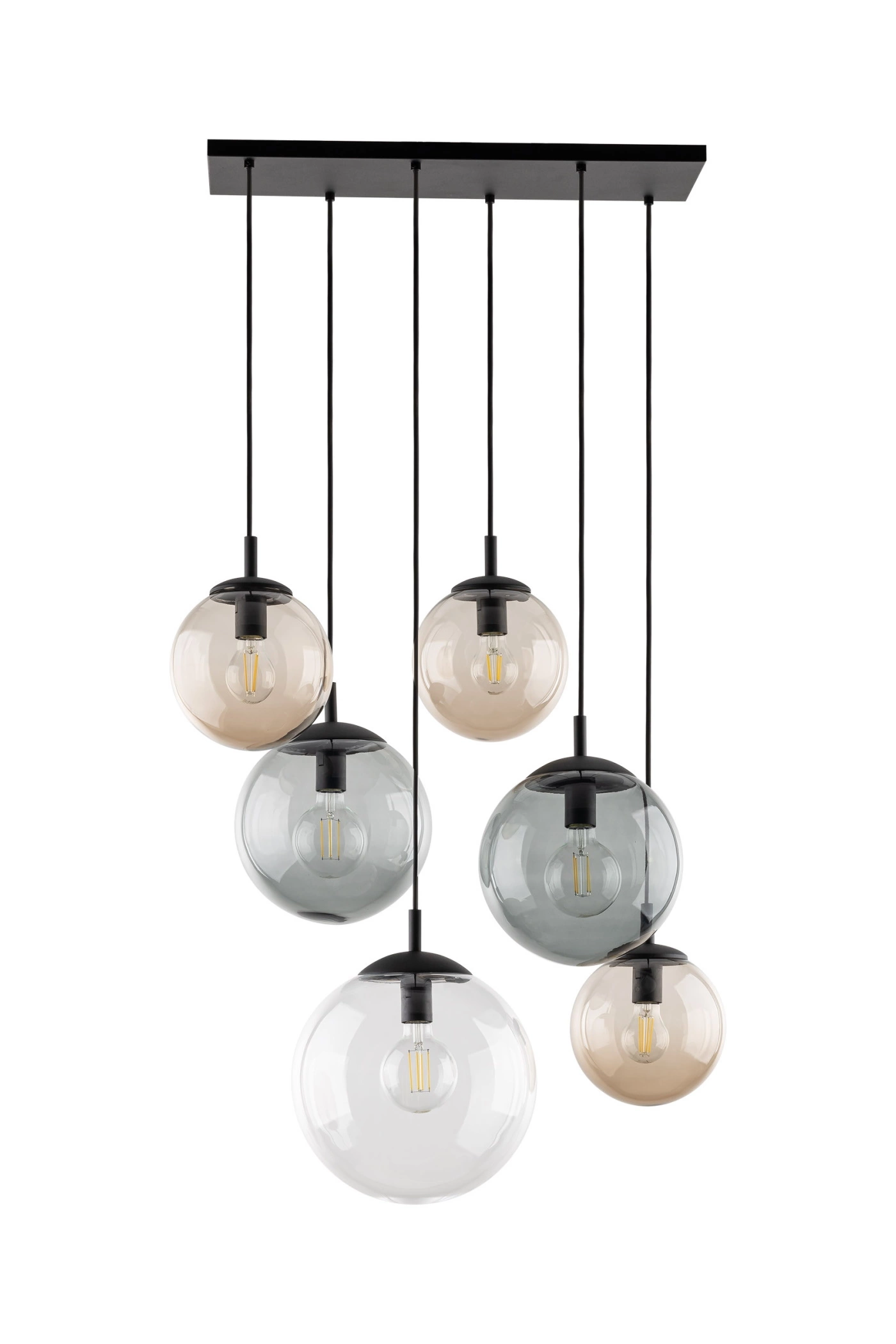   
                        
                        Люстра TK LIGHTING (Польща) 14040    
                         У стилі Хай-тек.  
                        Тип джерела світла: світлодіодна лампа, змінна.                         Форма: Прямокутник.                         Кольори плафонів і підвісок: Прозорий, Жовтий, Сірий.                         Матеріал: Скло.                          фото 3