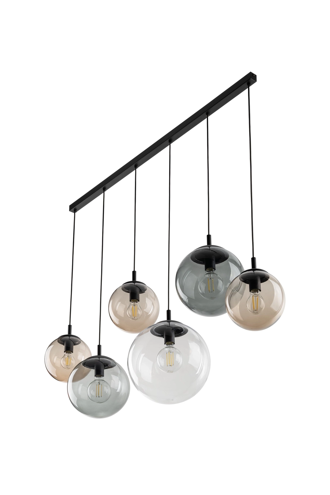   
                        
                        Люстра TK LIGHTING (Польща) 14046    
                         У стилі Хай-тек.  
                        Тип джерела світла: світлодіодна лампа, змінна.                         Форма: Прямокутник.                         Кольори плафонів і підвісок: Прозорий, Жовтий, Сірий.                         Матеріал: Скло.                          фото 3