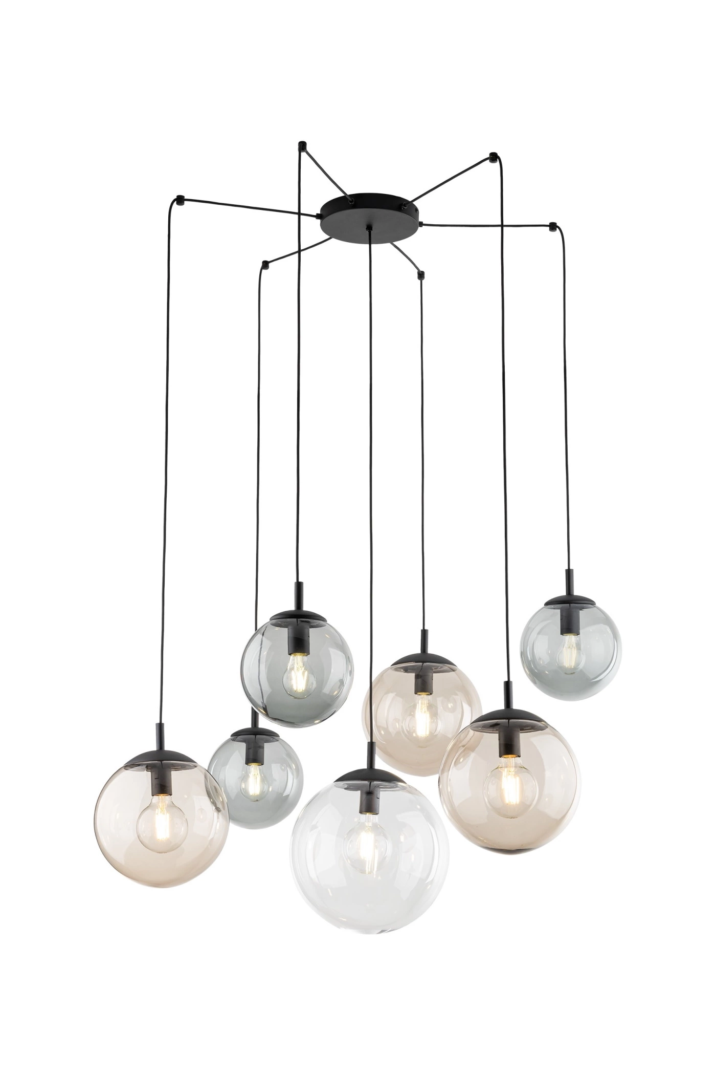   
                        
                        Люстра TK LIGHTING (Польща) 14047    
                         У стилі Хай-тек.  
                        Тип джерела світла: світлодіодна лампа, змінна.                         Форма: Коло.                         Кольори плафонів і підвісок: Прозорий, Жовтий, Сірий.                         Матеріал: Скло.                          фото 2