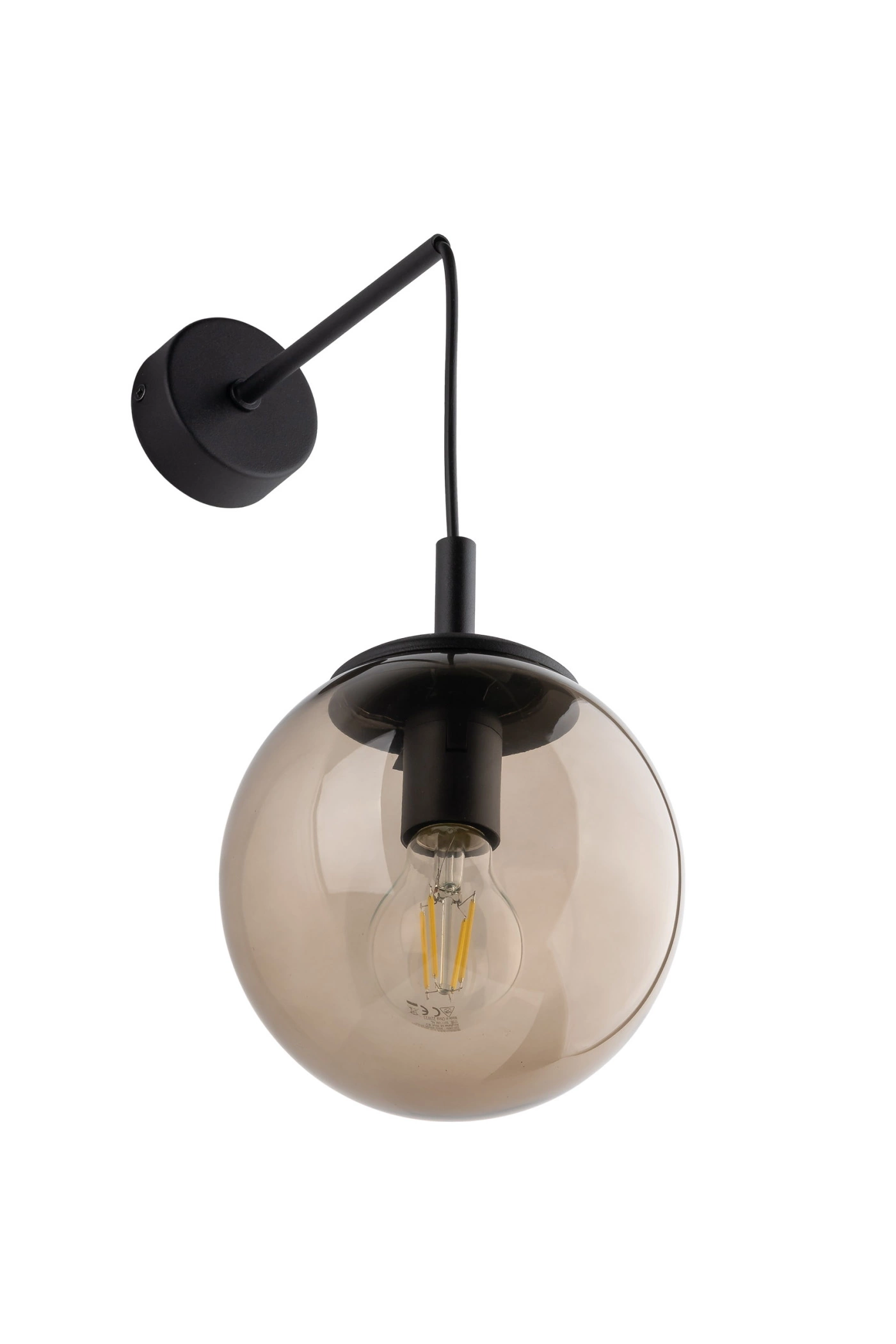   
                        
                        Бра TK LIGHTING (Польша) 14048    
                         В стиле Хай-тек.  
                        Тип источника света: светодиодная лампа, сменная.                                                 Цвета плафонов и подвесок: Коричневый.                         Материал: Стекло.                          фото 2