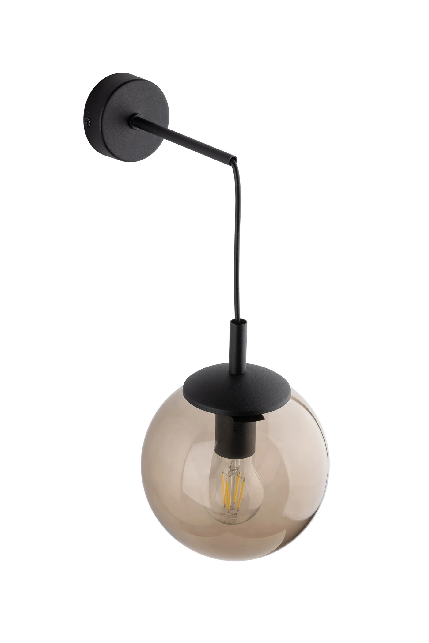   
                        
                        Бра TK LIGHTING (Польша) 14048    
                         В стиле Хай-тек.  
                        Тип источника света: светодиодная лампа, сменная.                                                 Цвета плафонов и подвесок: Коричневый.                         Материал: Стекло.                          фото 3