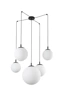   
                        
                        Люстра TK LIGHTING (Польша) 14063    
                         В стиле Хай-тек.  
                        Тип источника света: светодиодная лампа, сменная.                         Форма: Круг.                         Цвета плафонов и подвесок: Белый.                         Материал: Стекло.                          фото 2