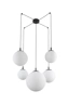   
                        
                        Люстра TK LIGHTING (Польша) 14063    
                         В стиле Хай-тек.  
                        Тип источника света: светодиодная лампа, сменная.                         Форма: Круг.                         Цвета плафонов и подвесок: Белый.                         Материал: Стекло.                          фото 3