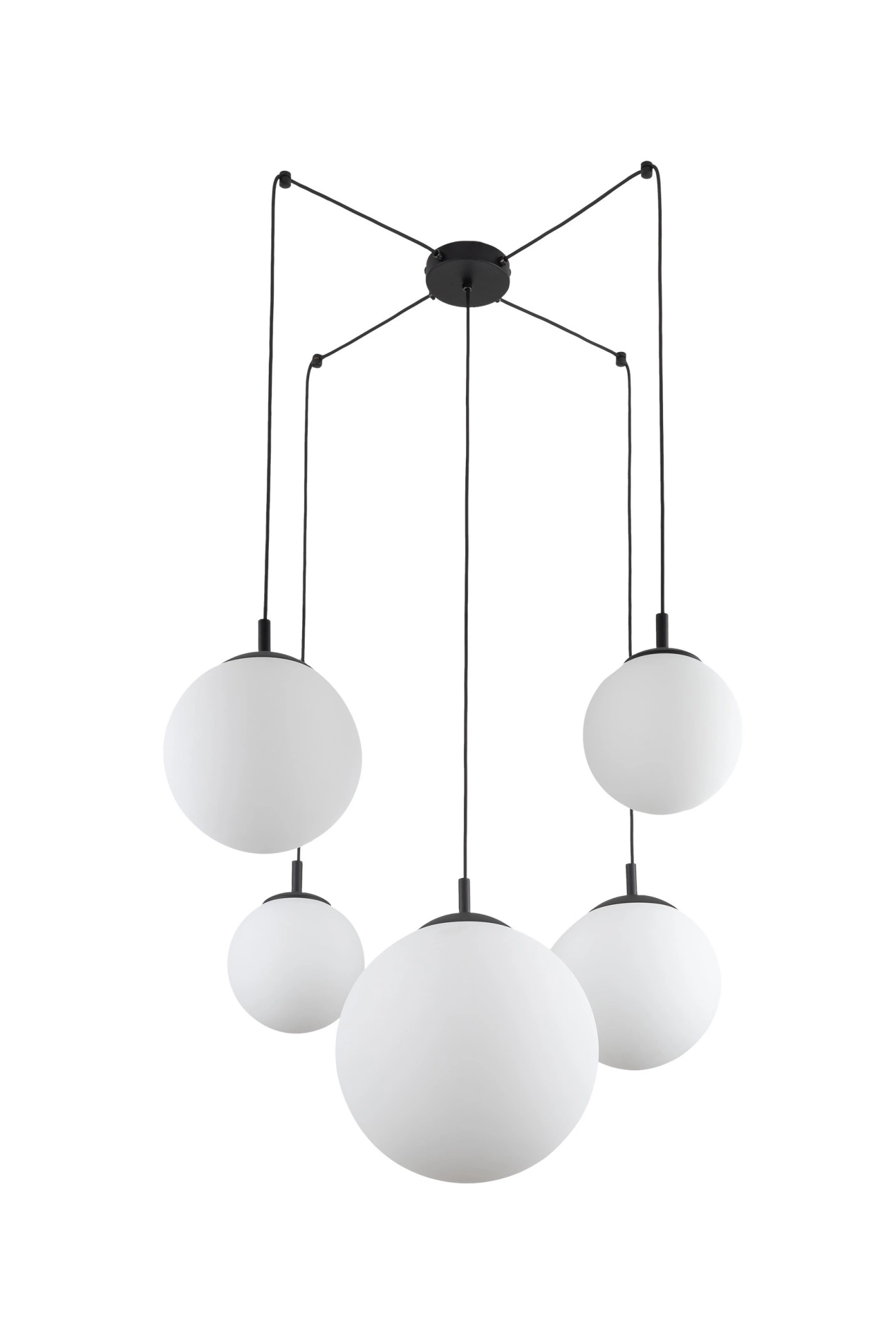   
                        
                        Люстра TK LIGHTING (Польша) 14063    
                         В стиле Хай-тек.  
                        Тип источника света: светодиодная лампа, сменная.                         Форма: Круг.                         Цвета плафонов и подвесок: Белый.                         Материал: Стекло.                          фото 3