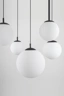   
                        
                        Люстра TK LIGHTING (Польша) 14063    
                         В стиле Хай-тек.  
                        Тип источника света: светодиодная лампа, сменная.                         Форма: Круг.                         Цвета плафонов и подвесок: Белый.                         Материал: Стекло.                          фото 5