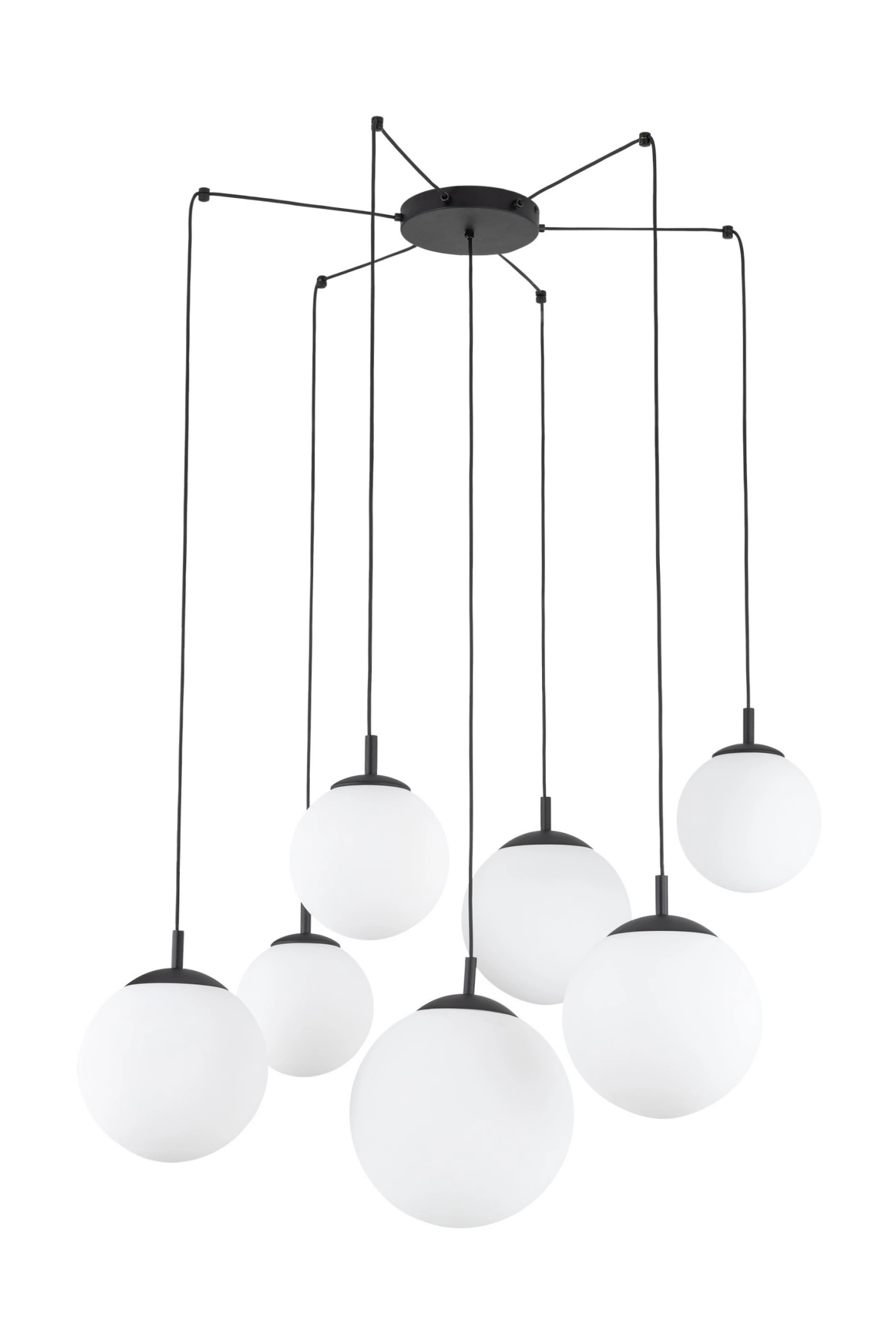   
                        
                        Люстра TK LIGHTING (Польша) 14067    
                         В стиле Хай-тек.  
                        Тип источника света: светодиодная лампа, сменная.                         Форма: Круг.                         Цвета плафонов и подвесок: Белый.                         Материал: Стекло.                          фото 1
