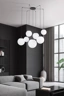   
                        
                        Люстра TK LIGHTING (Польша) 14067    
                         В стиле Хай-тек.  
                        Тип источника света: светодиодная лампа, сменная.                         Форма: Круг.                         Цвета плафонов и подвесок: Белый.                         Материал: Стекло.                          фото 5