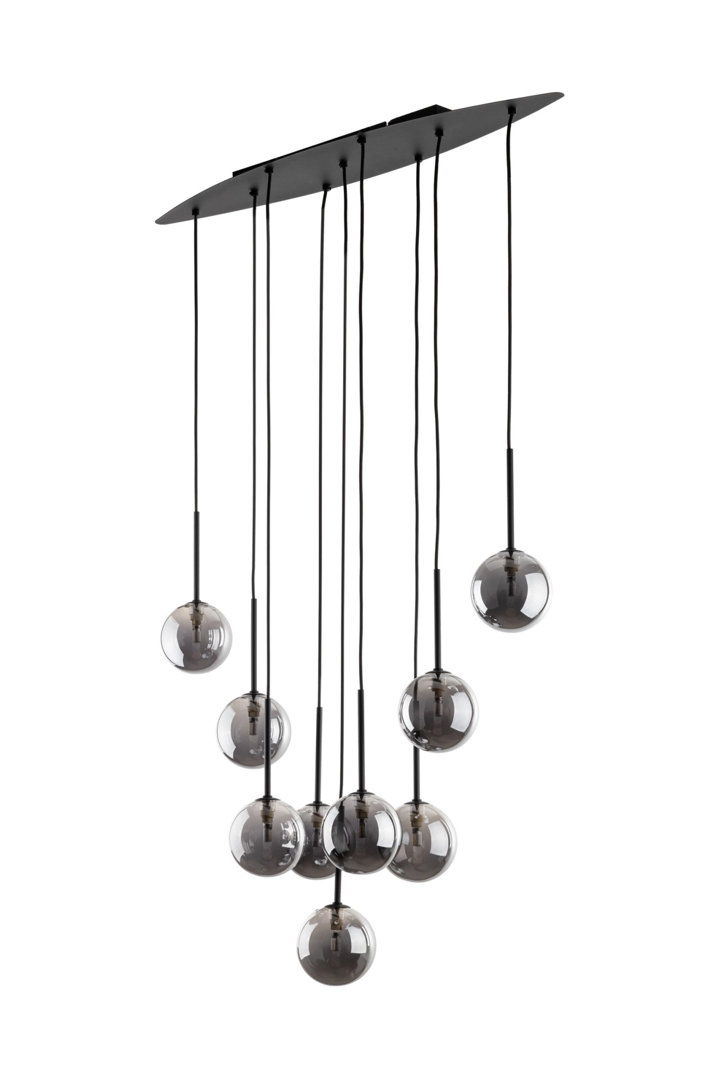   
                        
                        Люстра TK LIGHTING (Польша) 14069    
                         В стиле Хай-тек.  
                        Тип источника света: светодиодная лампа, сменная.                         Форма: Прямоугольник.                         Цвета плафонов и подвесок: Серый.                         Материал: Стекло.                          фото 1