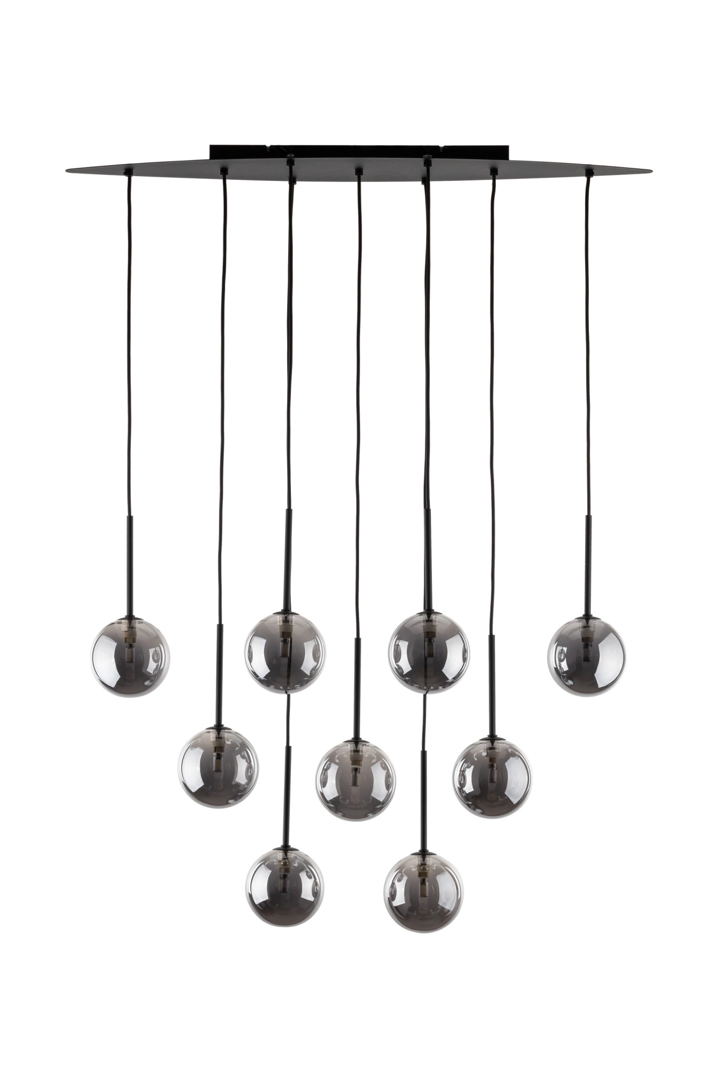   
                        
                        Люстра TK LIGHTING (Польша) 14069    
                         В стиле Хай-тек.  
                        Тип источника света: светодиодная лампа, сменная.                         Форма: Прямоугольник.                         Цвета плафонов и подвесок: Серый.                         Материал: Стекло.                          фото 3