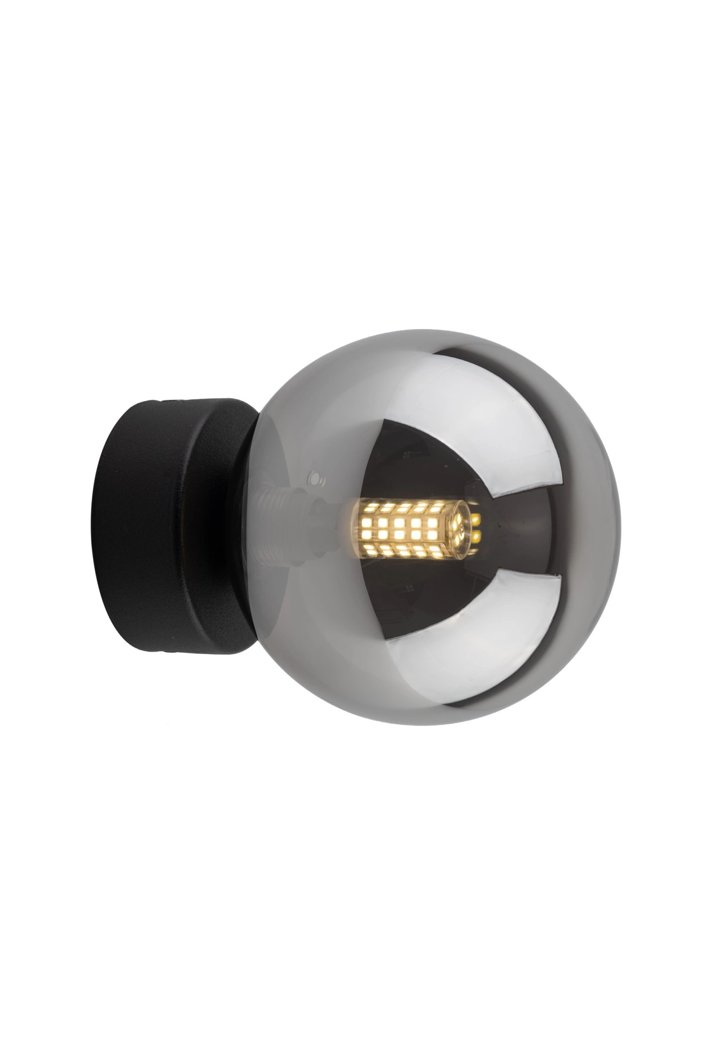   
                        
                        Бра TK LIGHTING (Польша) 14070    
                         В стиле Хай-тек.  
                        Тип источника света: светодиодная лампа, сменная.                                                 Цвета плафонов и подвесок: Серый.                         Материал: Стекло.                          фото 3