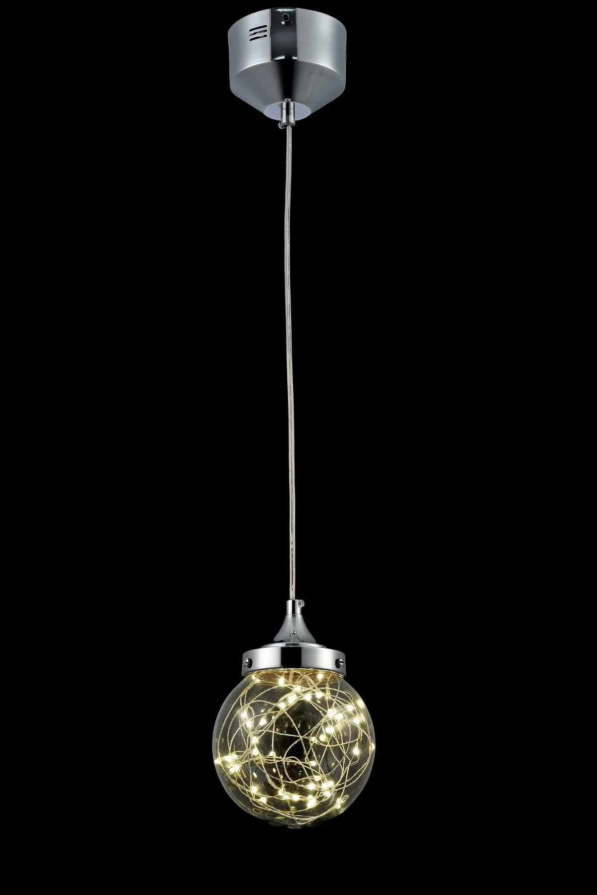   
                        Люстра FREYA (Німеччина) 14148    
                         у стилі Хай-тек.  
                        Тип джерела світла: вбудований led-модуль, незмінний.                         Форма: Куля.                         Кольори плафонів і підвісок: Прозорий.                         Матеріал: Скло.                          фото 5