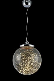   
                        Люстра FREYA (Німеччина) 14152    
                         у стилі хай-тек.  
                        Тип джерела світла: вбудовані світлодіоди led.                         Форма: куля.                         Кольори плафонів і підвісок: прозорий.                         Матеріал: скло.                          фото 1