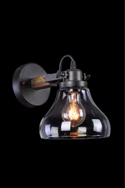   
                        Бра FREYA  (Германия) 14153    
                         в стиле Кантри.  
                        Тип источника света: светодиодная лампа, сменная.                                                 Цвета плафонов и подвесок: Прозрачный.                         Материал: Стекло.                          фото 1