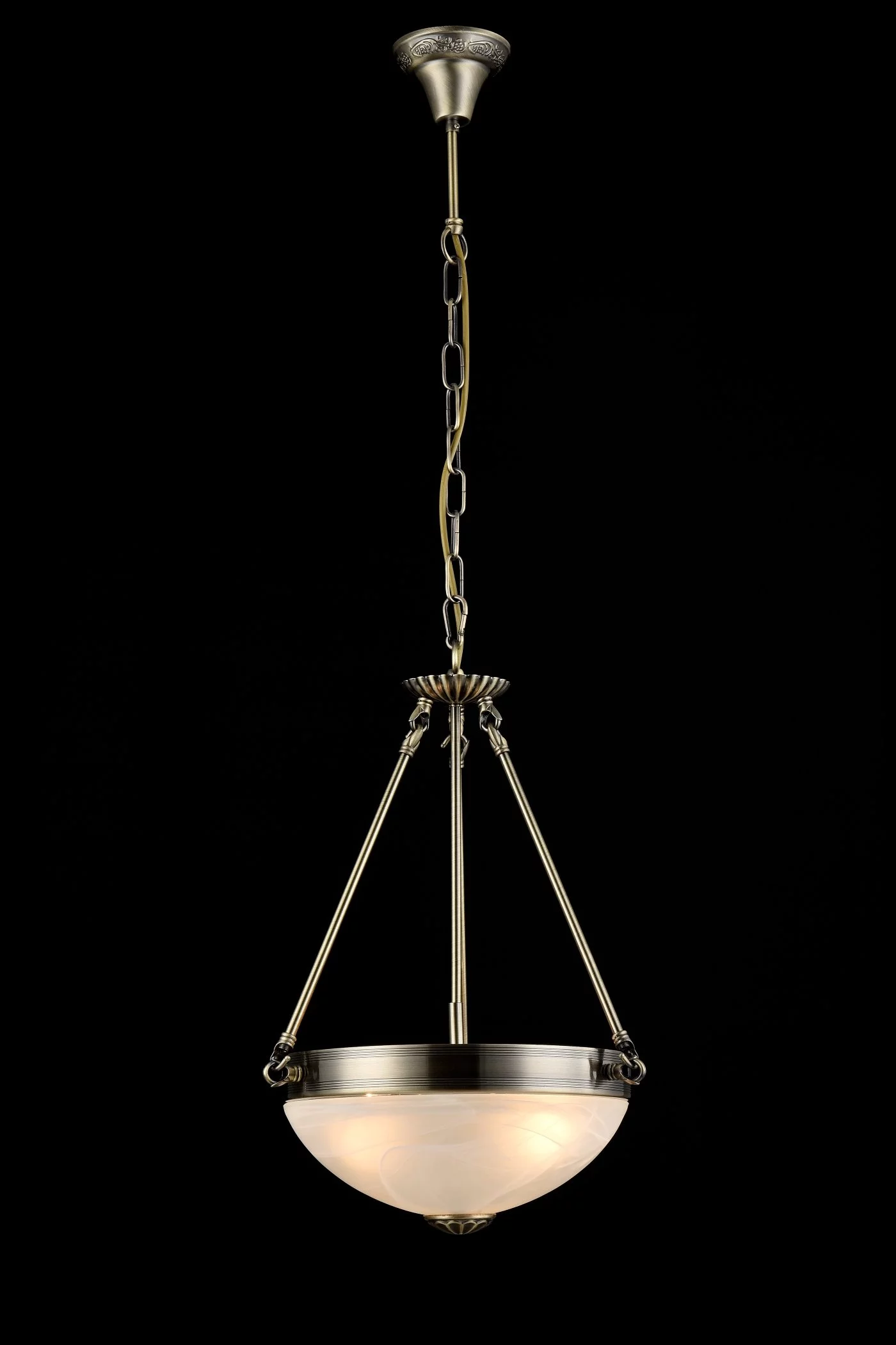   
                        Люстра FREYA (Німеччина) 14240    
                         у стилі Класика.  
                        Тип джерела світла: світлодіодна лампа, змінна.                         Форма: Коло.                         Кольори плафонів і підвісок: Білий.                         Матеріал: Скло.                          фото 2