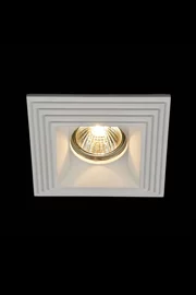   
                        
                        Точковий світильник MAYTONI (Німеччина) 14289    
                         у стилі Модерн.  
                        Тип джерела світла: світлодіодна лампа, змінна.                         Форма: Квадрат.                         Кольори плафонів і підвісок: Білий.                         Матеріал: Гіпс.                          фото 1