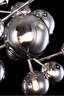   
                        Люстра MAYTONI (Німеччина) 14300    
                         у стилі хай-тек.  
                        Тип джерела світла: cвітлодіодні led, галогенні.                         Форма: коло, молекула.                         Кольори плафонів і підвісок: сірий.                         Матеріал: скло.                          фото 5