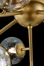   
                        Люстра MAYTONI (Німеччина) 14312    
                         у стилі хай-тек.  
                        Тип джерела світла: cвітлодіодні led, галогенні.                         Форма: коло, молекула.                         Кольори плафонів і підвісок: бежевий.                         Матеріал: скло.                          фото 5