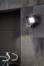   
                        Світильник вуличний EGLO (Австрія) 14475    
                         у стилі хай-тек.  
                        Тип джерела світла: вбудовані світлодіоди led.                                                 Кольори плафонів і підвісок: прозорий.                         Матеріал: скло.                          фото 2