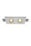   
                        Точечный светильник MAYTONI  (Германия) 14551    
                         в стиле Лофт.  
                        Тип источника света: светодиодная лампа, сменная.                         Форма: Прямоугольник.                         Цвета плафонов и подвесок: Белый.                         Материал: Гипс.                          фото 2