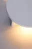   
                        Светильник настенный MAYTONI  (Германия) 14558    
                         в стиле Хай-тек.  
                        Тип источника света: встроенный led-модуль, несъемный.                                                 Цвета плафонов и подвесок: Белый.                         Материал: Гипс.                          фото 5