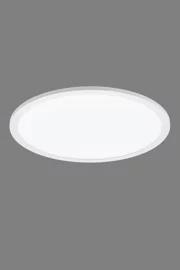   
                        
                        Светильник потолочный EGLO (Австрия) 14577    
                         в стиле Хай-тек.  
                        Тип источника света: встроенный led-модуль, несъемный.                         Форма: Круг.                         Цвета плафонов и подвесок: Белый.                         Материал: Пластик.                          фото 1