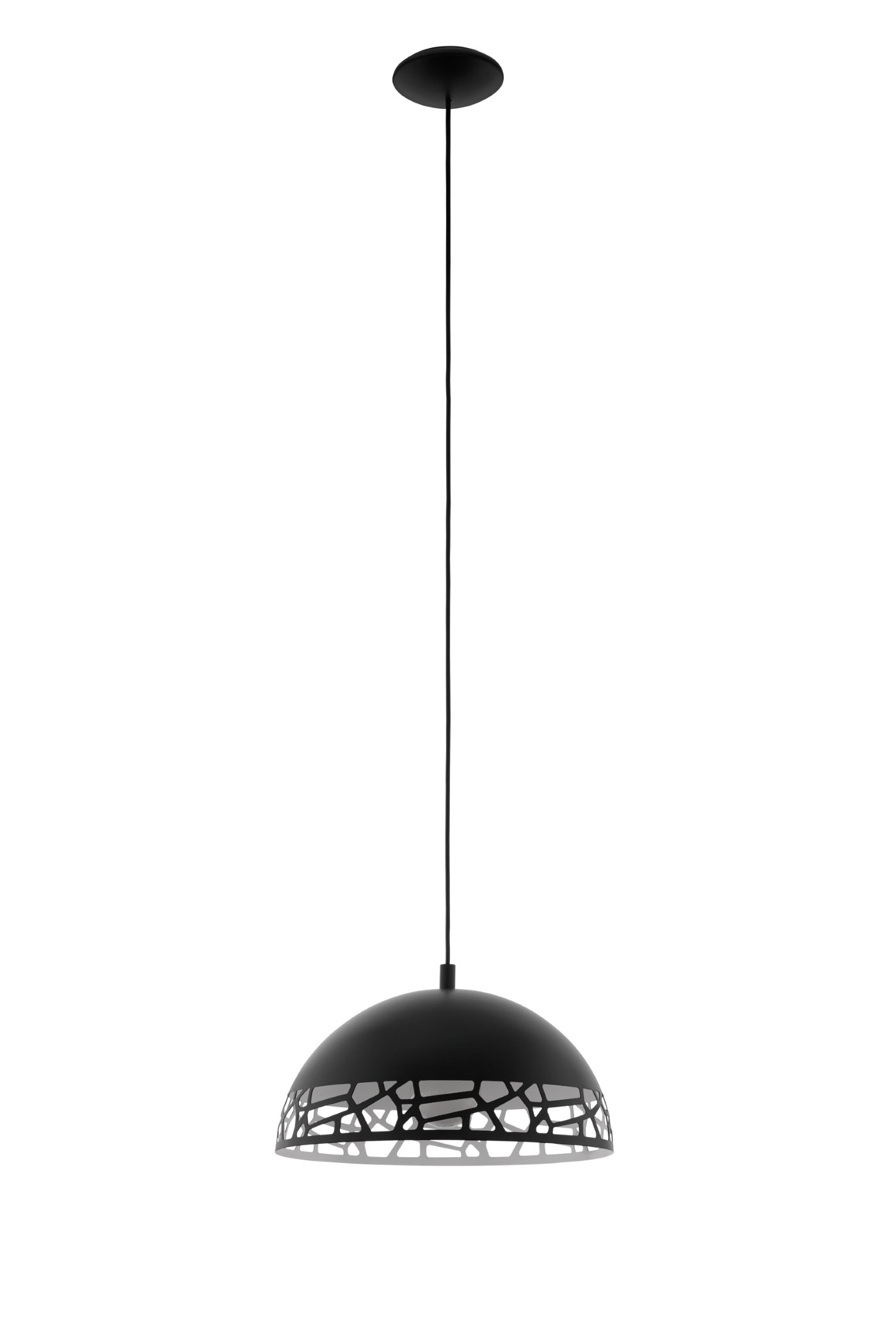   
                        Люстра EGLO (Австрія) 14632    
                         у стилі лофт.  
                        Тип джерела світла: cвітлодіодні led, енергозберігаючі, розжарювання.                         Форма: коло.                         Кольори плафонів і підвісок: чорний, білий.                         Матеріал: сталь.                          фото 1