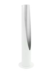   
                        Настільна лампа EGLO (Австрія) 14639    
                         у стилі Модерн.  
                        Тип джерела світла: світлодіодна лампа, змінна.                                                 Кольори плафонів і підвісок: Білий, Срібло.                         Матеріал: Сталь.                          фото 1