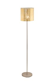   
                        Торшер EGLO (Австрія) 14642    
                         у стилі модерн.  
                        Тип джерела світла: cвітлодіодні led, енергозберігаючі, розжарювання.                                                 Кольори плафонів і підвісок: золото, білий.                         Матеріал: тканина.                          фото 1