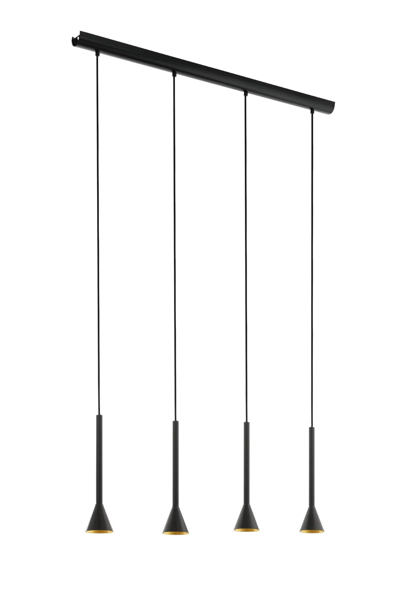   
                        
                        Люстра EGLO (Австрия) 14665    
                         в стиле Лофт.  
                        Тип источника света: светодиодная лампа, сменная.                         Форма: Прямоугольник.                         Цвета плафонов и подвесок: Черный, Золото.                         Материал: Сталь.                          фото 1