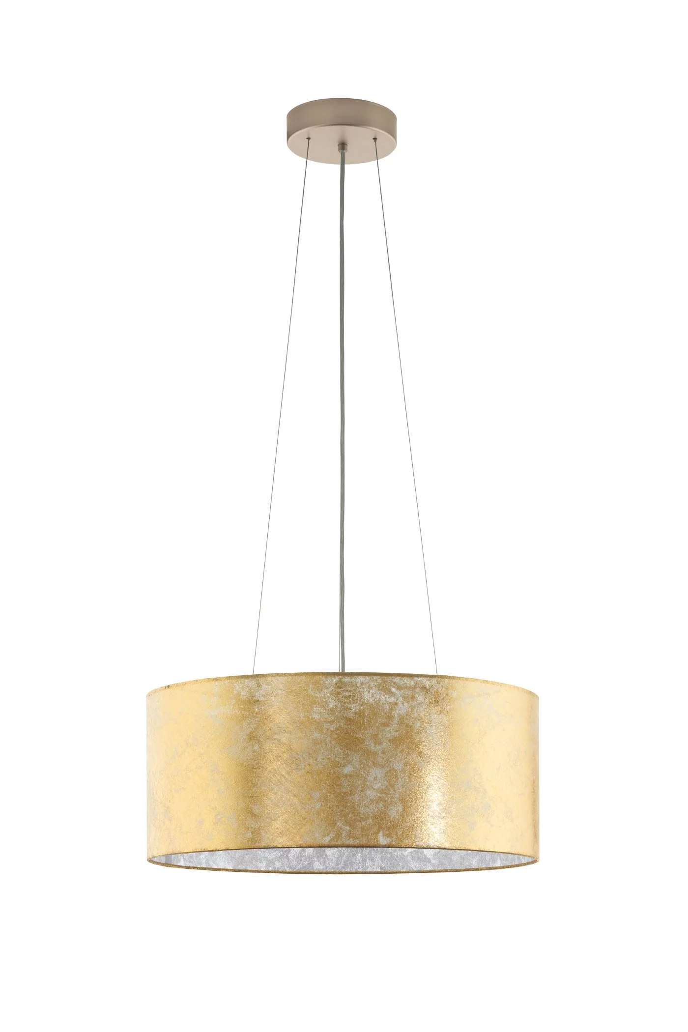   
                        
                        Люстра EGLO (Австрія) 14688    
                         у стилі Модерн.  
                        Тип джерела світла: світлодіодна лампа, змінна.                         Форма: Коло.                         Кольори плафонів і підвісок: Золото, Білий.                         Матеріал: Тканина.                          фото 1