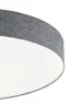   
                        Люстра EGLO (Австрія) 14704    
                         у стилі модерн.  
                        Тип джерела світла: вбудовані світлодіоди led.                         Форма: коло, циліндр.                         Кольори плафонів і підвісок: сірий, білий.                         Матеріал: тканина, пластик.                          фото 2