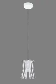   
                        
                        Люстра EGLO (Австрія) 14730    
                         у стилі Хай-тек, Скандинавський.  
                        Тип джерела світла: світлодіодна лампа, змінна.                         Форма: Коло.                         Кольори плафонів і підвісок: Білий.                         Матеріал: Сталь.                          фото 1