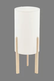   
                        
                        Настольная лампа EGLO (Австрия) 14864    
                         в стиле Модерн.  
                        Тип источника света: светодиодная лампа, сменная.                                                 Цвета плафонов и подвесок: Бежевый.                         Материал: Ткань.                          фото 1