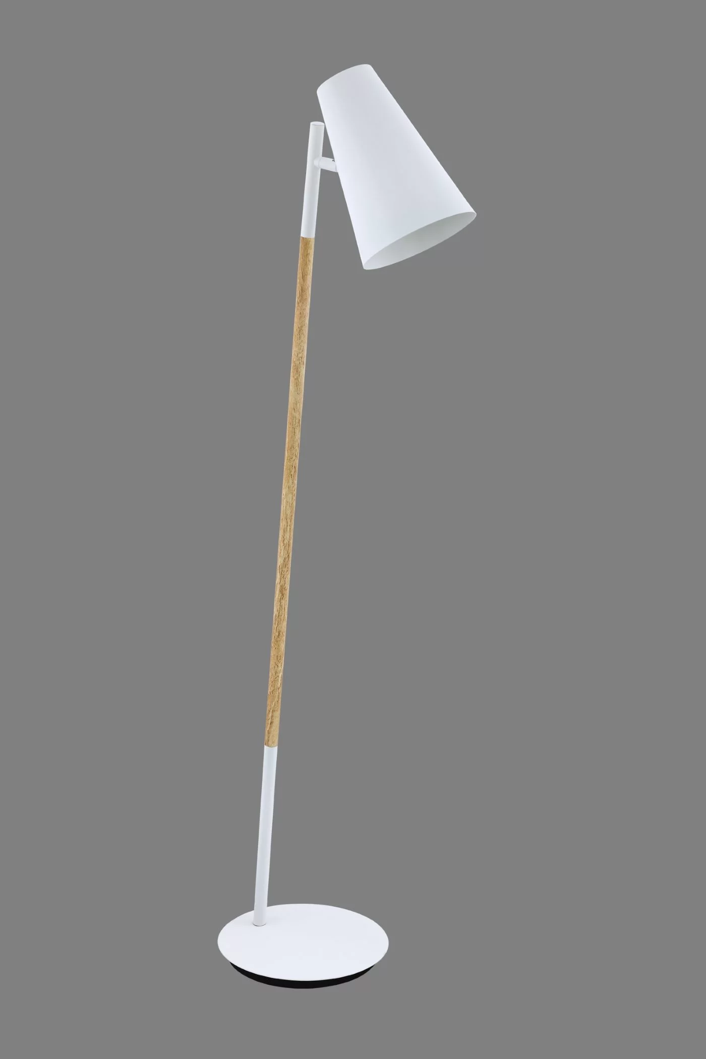   
                        Торшер EGLO (Австрія) 14917    
                         у стилі Модерн.  
                        Тип джерела світла: світлодіодна лампа, змінна.                                                 Кольори плафонів і підвісок: Білий.                         Матеріал: Сталь.                          фото 1