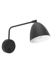   
                        Бра TK LIGHTING (Польща) 15104    
                         у стилі Лофт.  
                        Тип джерела світла: світлодіодна лампа, змінна.                                                 Кольори плафонів і підвісок: Чорний, Білий.                         Матеріал: Метал.                          фото 1