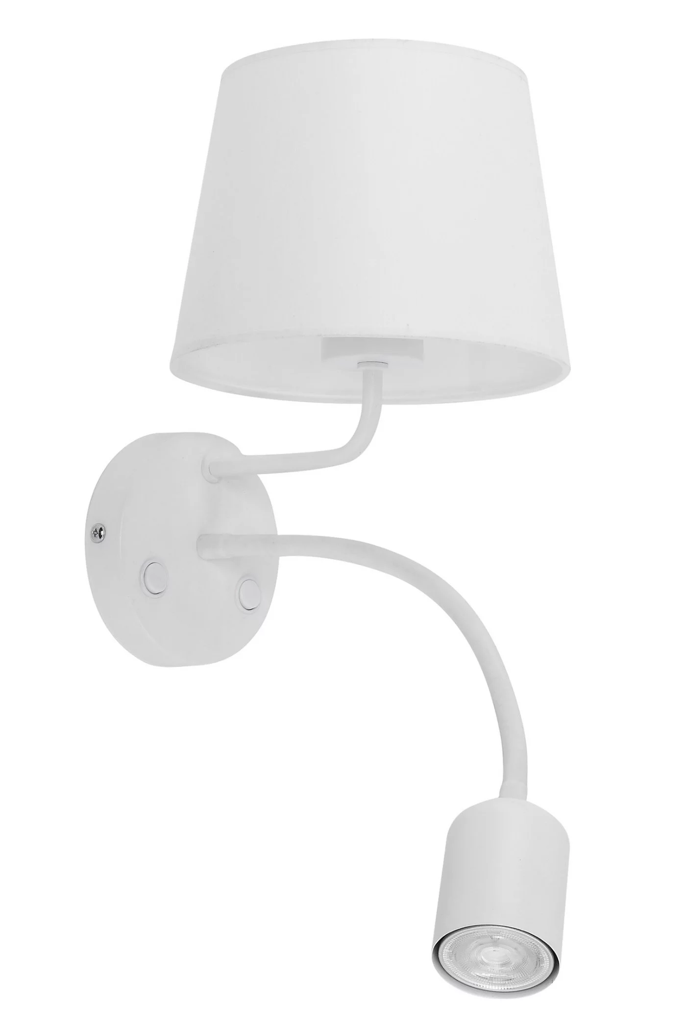   
                        
                        Бра TK LIGHTING (Польща) 15177    
                         у стилі Модерн.  
                        Тип джерела світла: світлодіодна лампа, змінна, вбудований led-модуль, незмінний.                                                 Кольори плафонів і підвісок: Білий.                         Матеріал: Тканина.                          фото 1
