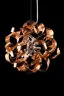   
                        Люстра AZZARDO (Польща) 15331    
                         у стилі Модерн.  
                        Тип джерела світла: світлодіодна лампа, змінна.                         Форма: Куля.                         Кольори плафонів і підвісок: Мідь.                         Матеріал: Алюміній.                          фото 2