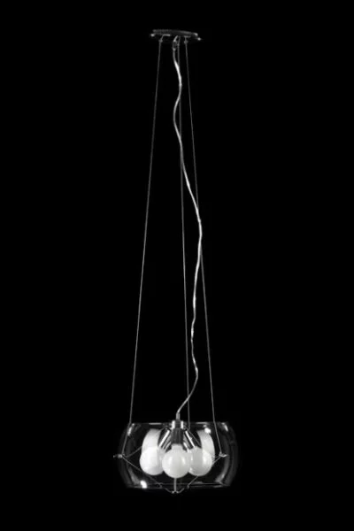   
                        
                        Люстра AZZARDO (Польща) 15383    
                         у стилі Модерн.  
                        Тип джерела світла: світлодіодна лампа, змінна.                         Форма: Коло.                         Кольори плафонів і підвісок: Прозорий.                         Матеріал: Скло.                          фото 4