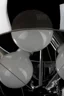   
                        Люстра AZZARDO  (Польша) 15409    
                         в стиле модерн.  
                        Тип источника света: светодиодные led, энергосберегающие, накаливания.                         Форма: круг.                         Цвета плафонов и подвесок: серый.                         Материал: стекло.                          фото 2