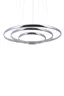   
                        Люстра AZZARDO  (Польша) 15507    
                         в стиле хай-тек.  
                        Тип источника света: встроенные светодиоды led.                         Форма: круг.                         Цвета плафонов и подвесок: серый.                         Материал: алюминий.                          фото 3