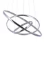   
                        Люстра AZZARDO  (Польша) 15507    
                         в стиле хай-тек.  
                        Тип источника света: встроенные светодиоды led.                         Форма: круг.                         Цвета плафонов и подвесок: серый.                         Материал: алюминий.                          фото 4