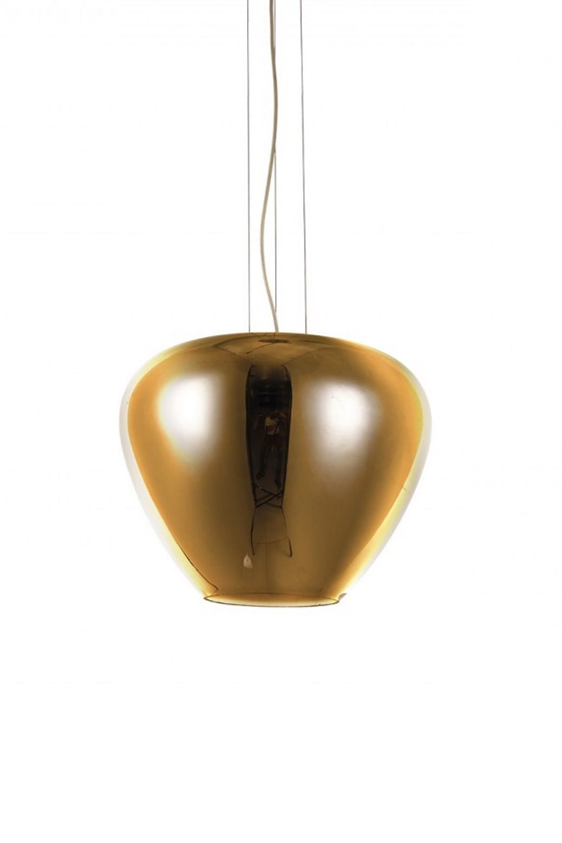   
                        Люстра AZZARDO (Польща) 15554    
                         у стилі Модерн.  
                        Тип джерела світла: світлодіодна лампа, змінна.                         Форма: Коло.                         Кольори плафонів і підвісок: Золото.                         Матеріал: Скло.                          фото 2
