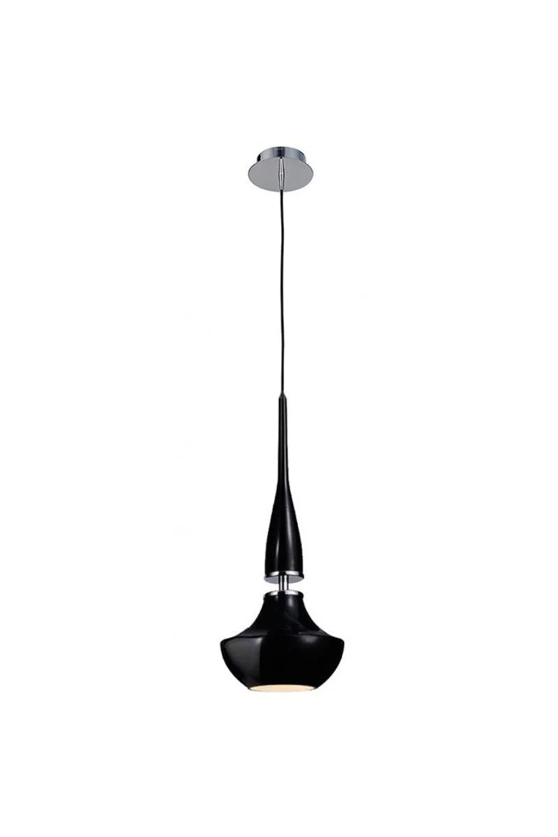   
                        Люстра AZZARDO (Польща) 15611    
                         у стилі Модерн.  
                        Тип джерела світла: світлодіодна лампа, змінна.                         Форма: Коло.                         Кольори плафонів і підвісок: Чорний.                         Матеріал: Скло.                          фото 1